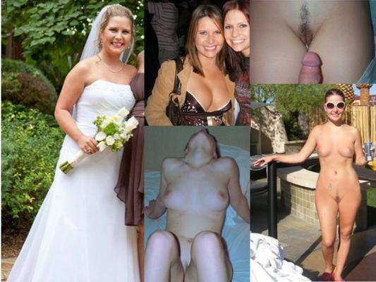 dressed undressed exposed brides