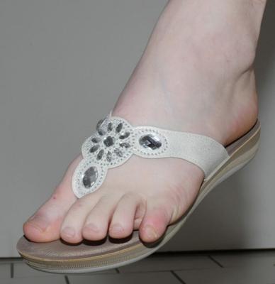 Füße in Sandalen