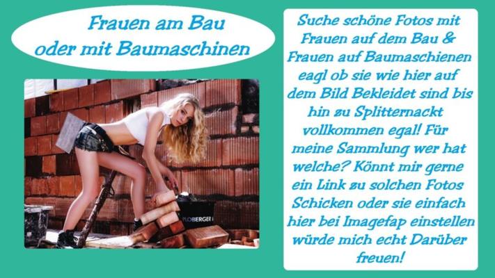 Frau auf dem Bau!