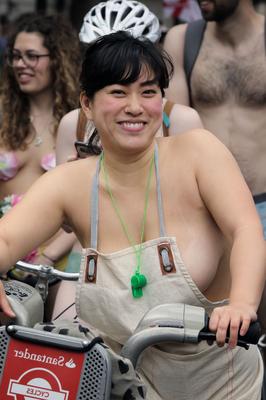 Jinete de delantal de la WNBR de Londres 2015