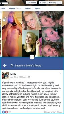 Molly, eu sei que você tem boas intenções