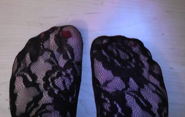 black sheer socks