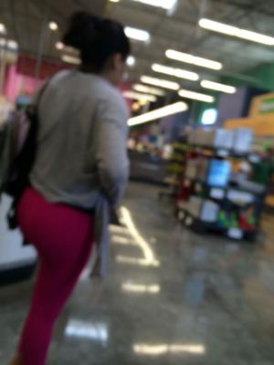 Mature latina at market