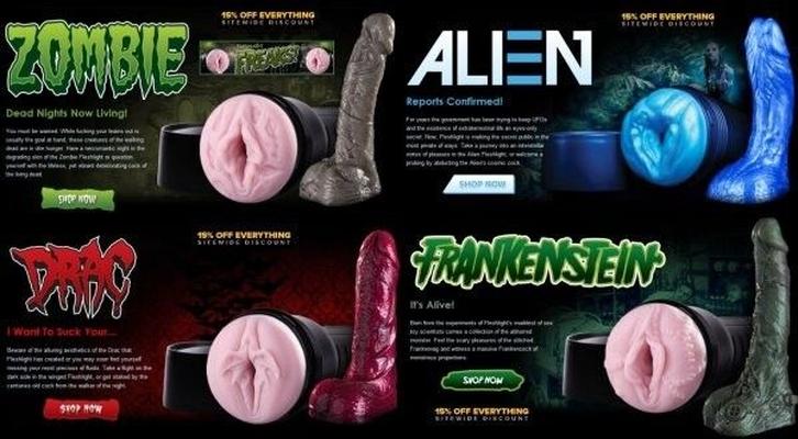 Who wants to buy me these dildos? (: Zombie and Frankenstein coc