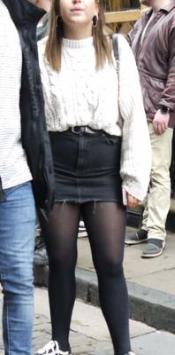 Pantyhose In Public / Street