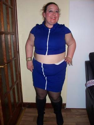 Fatcuntpig Karen. Chav In Blue