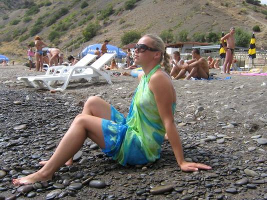 Photos de vacances d'une blonde amateur ukrainienne