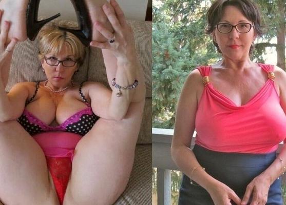 I love this busty mature model