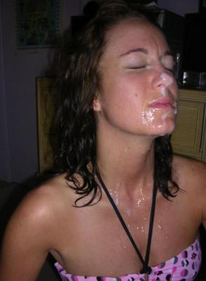 Hot cum in the face