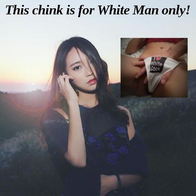 this chink is for white only!