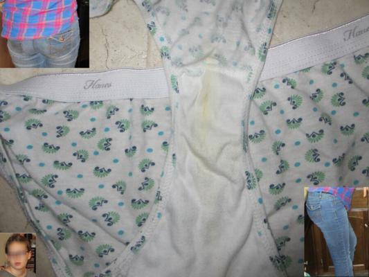 Nieces dirty/stained panties