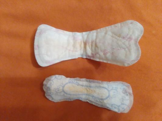 Pantyliner from teenage girls