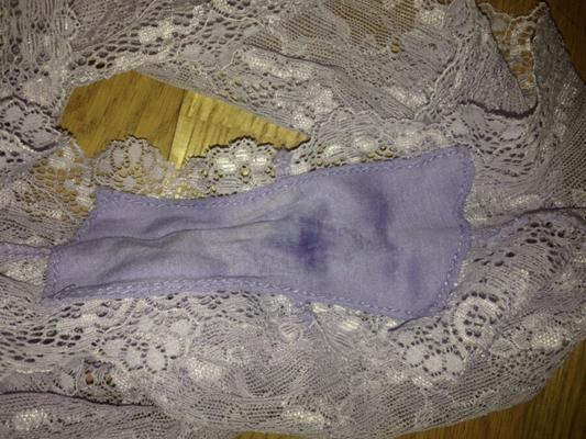 My sisters dirty panties, still wet!!