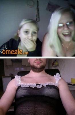 reactions to me on omegle