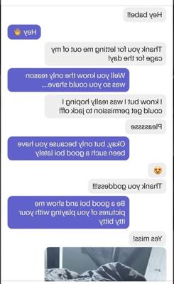 Parte da história de sexting de Sissy