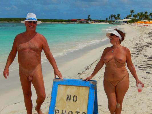 Steve and Jo,  mature Arizona nudists