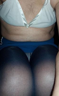 Heute in Blue Pantyhose NurDie Ultra Blickdicht Den