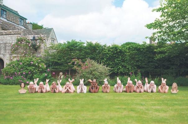 Mujeres calvas del calendario