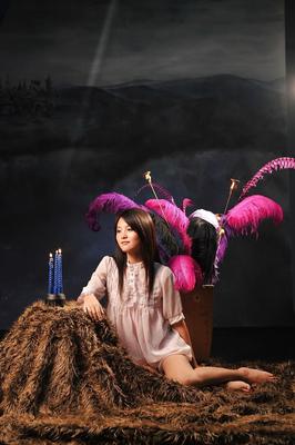 Superbe séance photo de modèle chinois