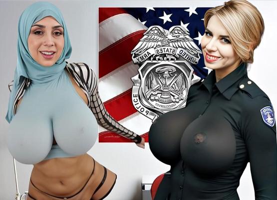 DD Policía estadounidense entrevista a mujer DD Hijabi