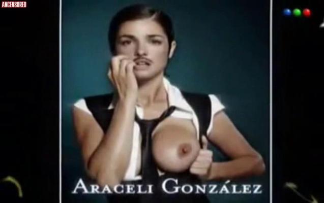 Nude Argentine actress, TV host and model Araceli Gonzalez 