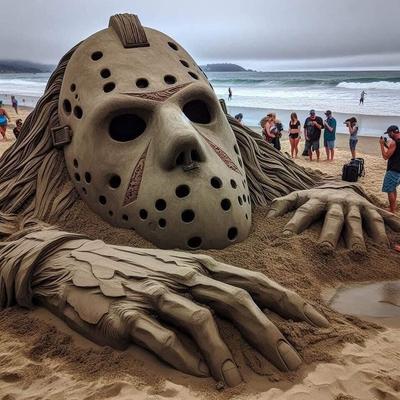 Halloween Sand Art