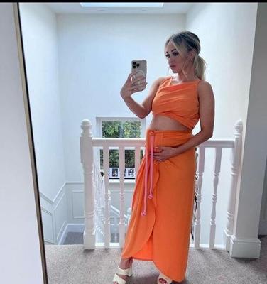 Jorgie Porter. Pregnant In Swimwear