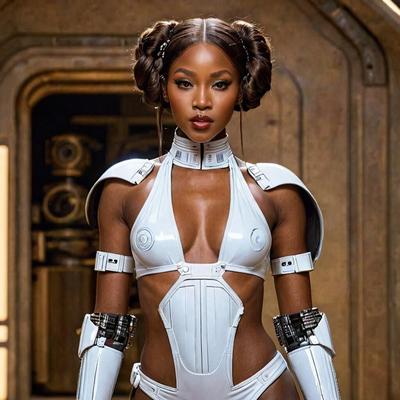 Leia negra sexy