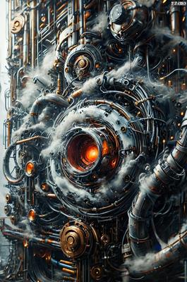 Cosmos Of Ai Artwork 0017 (Steampunk)  