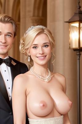 AI Brides with Bare Breasts 