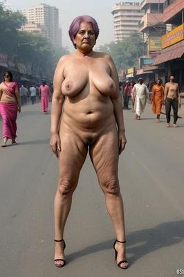 Nude Indian in New Delhi AI