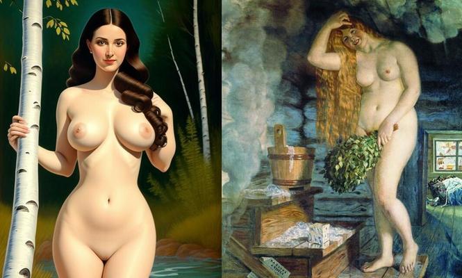 AI remasteriza fotos clásicas de desnudos