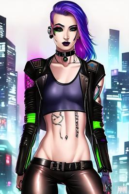 Mujeres Cyberpunk - v1