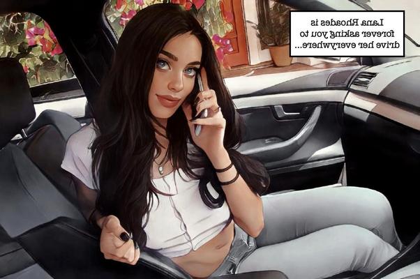 Lana Rhoades - takes a drive (tribute comic)