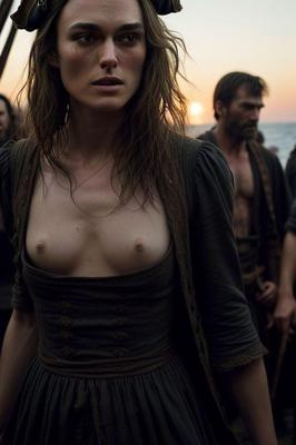 Elizabeth Swann Aboard a Pirate Ship