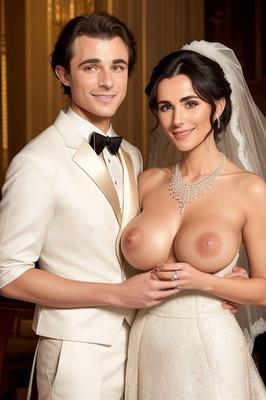 AI Brides with Bare Breasts 