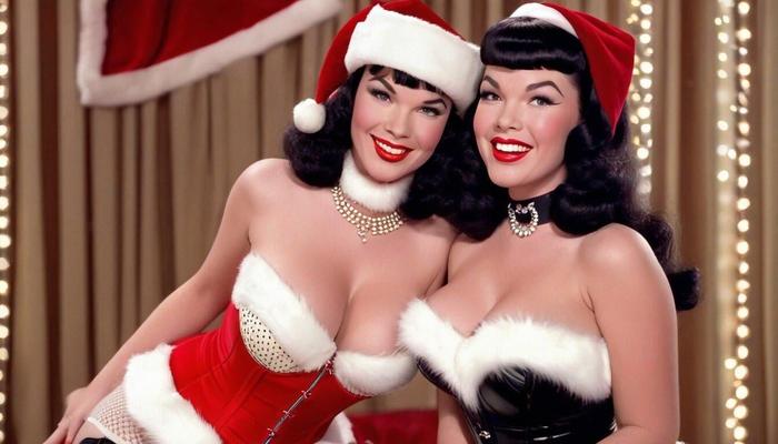 Bettie Page en Corsés 3 - Felices fiestas