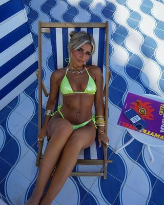 Super Tanned Spanish Bikini Babe Carla