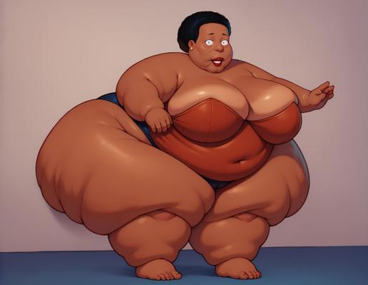 Ilustraciones de IA de BBW y SSBBW [MatronAI]