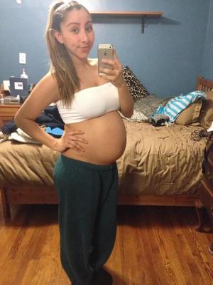 Pregnant latina teen