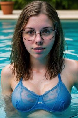 Allie at the Pool