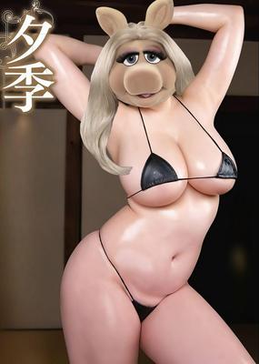 Miss Piggy Mushu carne de porco