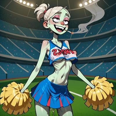 Stoned Futa Cheerleaders 