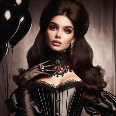 Ultra fem AI Art Victorian Dames